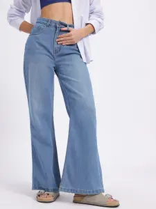 glitchez Women High-Rise Wide Leg Jeans