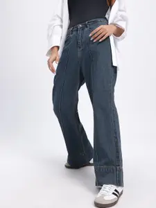 glitchez Women Wide Leg Jeans