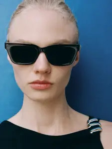 MANGO Women Square Sunglasses with UV Protected Lens - 87067670-92