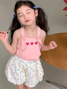 StyleCast x Revolte Girls Sleeveless Top With Dhoti Pants