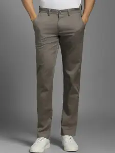 Louis Philippe Sport Men Mid Rise Slim Fit Formal Trousers