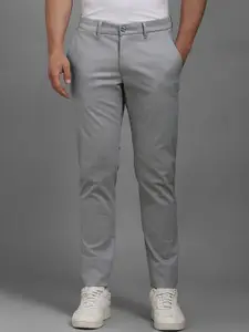 Louis Philippe Sport Men Mid Rise Slim Fit Formal Trousers