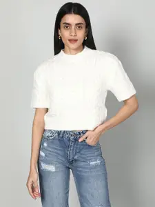 Fashion Gaiia Women Cable Knit Pullover