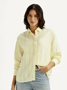 Levis Striped Pure Cotton Relaxed Fit Casual Shirt