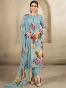 Stylee LIFESTYLE Floral Printed Pure Cotton Unstitched Dress Material