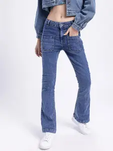 glitchez Women Mid-Rise Stretchable Bootcut Jeans