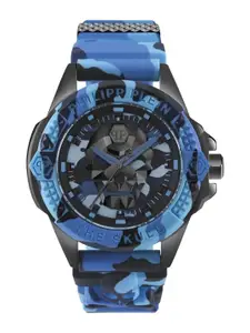 PHILIPP PLEIN Men Brass Dial & Straps Analogue Watch PWAAA1021
