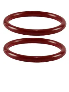 Vidhya Kangan Set of 2 Multicoloured Brass Bangle