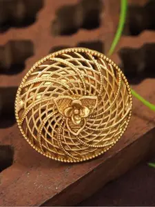 SGA FASHION Gold-Plated Rajwadi Finger Ring