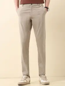 U.S. Polo Assn. Men Textured Slim Fit Chinos