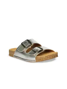 Saint G Women Open Toe Flats with Buckles