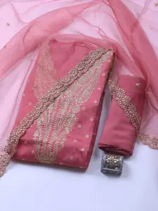 Meena Bazaar Embroidered Unstitched Dress Material