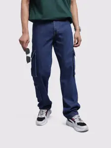 The Roadster Life Co. Men Loose Fit Cargo-Style Jeans