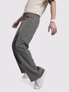 The Roadster Life Co. Men Pure Cotton Loose Bootcut Jeans