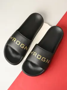 WROGN Men EVA Printed Sliders Flip Flops