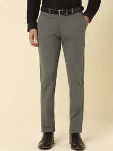 Allen Solly Men Textured Slim Fit Formal Trousers