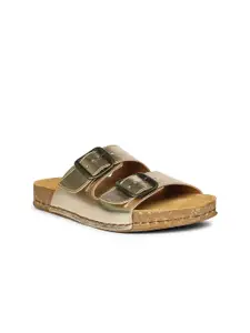 Saint G Women Open Toe Flats with Buckles