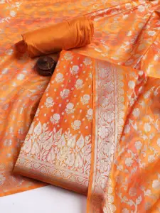 Meena Bazaar Woven Design Art Silk Unstitched Dress Material