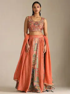 Soch Embellished Sequinned Ready To Wear Lehenga & Blouse With Dupatta