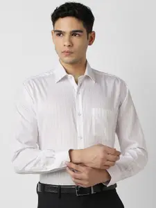 Van Heusen Striped Spread Collar Slim Fit Formal Shirt