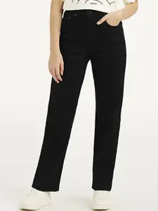 Levis Women Straight Fit High-Rise Jeans