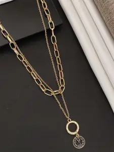 ABDESIGNS Gold-Plated Layered Necklace