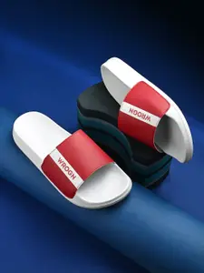 WROGN Men Printed Sliders Flip Flops