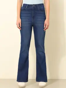 U.S. Polo Assn. Women Women Flared High-Rise Light Fade Stretchable Clean Look  Jeans