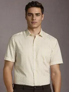 Louis Philippe Textured Pure Cotton Formal Shirt