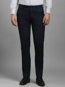 Louis Philippe Men Slim Fit Mid-Rise Trousers