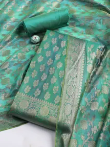 Meena Bazaar Woven Design Art Silk Unstitched Dress Material