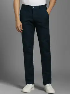Louis Philippe Sport Men Slim Fit Flat Front Casual Trousers