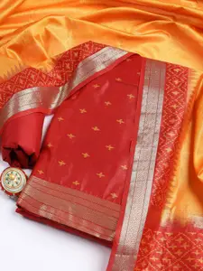 Meena Bazaar Woven Design Art Silk Unstitched Dress Material