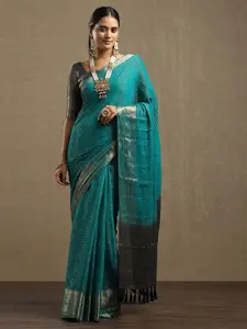 Saree mall Woven Design Zari Pure Chiffon Leheriya Sarees