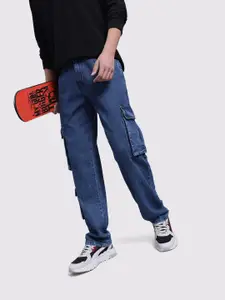The Roadster Life Co. Men Loose Fit Cargo-Style Jeans