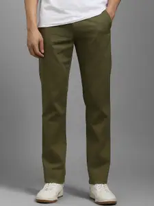 Louis Philippe Sport Men Slim Fit Mid-Rise Trousers