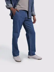 The Roadster Life Co. Men Pure Cotton Straight Fit Jeans