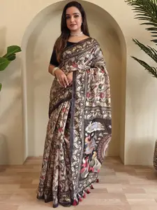 DEVATITHI Women Ethnic Motifs Silk Cotton Saree