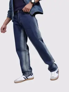 The Roadster Life Co. Men Straight Fit Heavy Fade Jeans