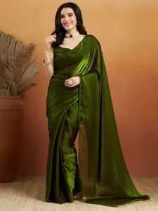 RACHNA Aari Work Tissue Ready To Wear Saree