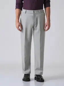 Banana Club Men Relaxed Mid-Rise Trousers