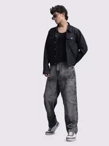 The Roadster Life Co. Men Slouchy Fit Faded Jeans