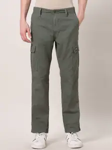 U.S. Polo Assn. Denim Co. Men Mid-Rise Cargos Trousers