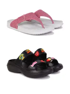 PENNEN Women Multicoloured Thong Flip-Flops