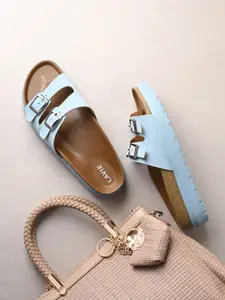 Lavie Women Open Toe Flats with Buckles