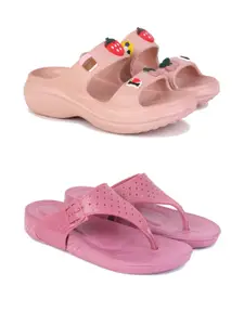 PENNEN Women Multicoloured Thong Flip-Flops