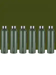 BOROSIL Laguna Unisex Green Single Stainless Steel Solid Water Bottle