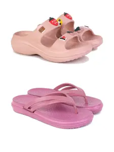 PENNEN Women Multicoloured Thong Flip-Flops