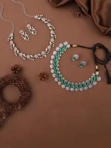 Anouk Gold-Plated Earring & Necklace Set