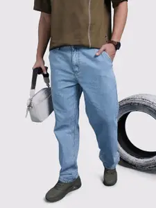 The Roadster Life Co. Men Straight Fit Pure Cotton Jeans